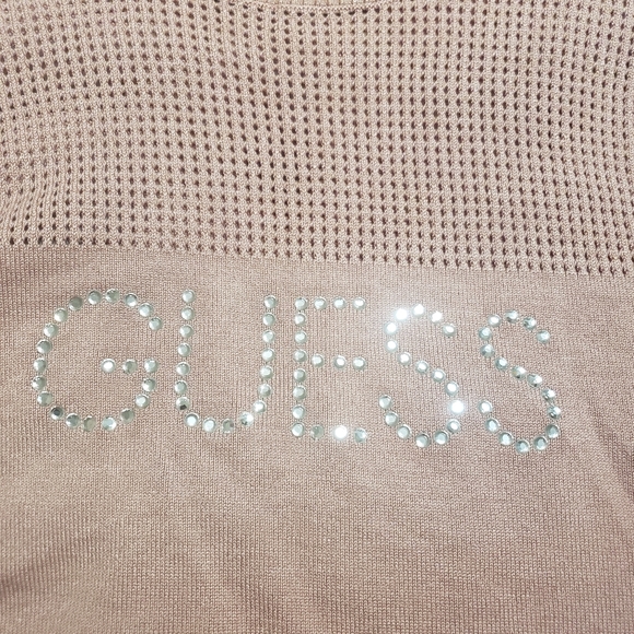 GUESS PINK LONG SLEEVE SWEATER...SIZE:XL - Picture 3 of 7